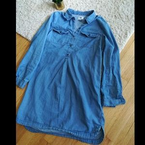 Old Navy Chambray Shirt Dress